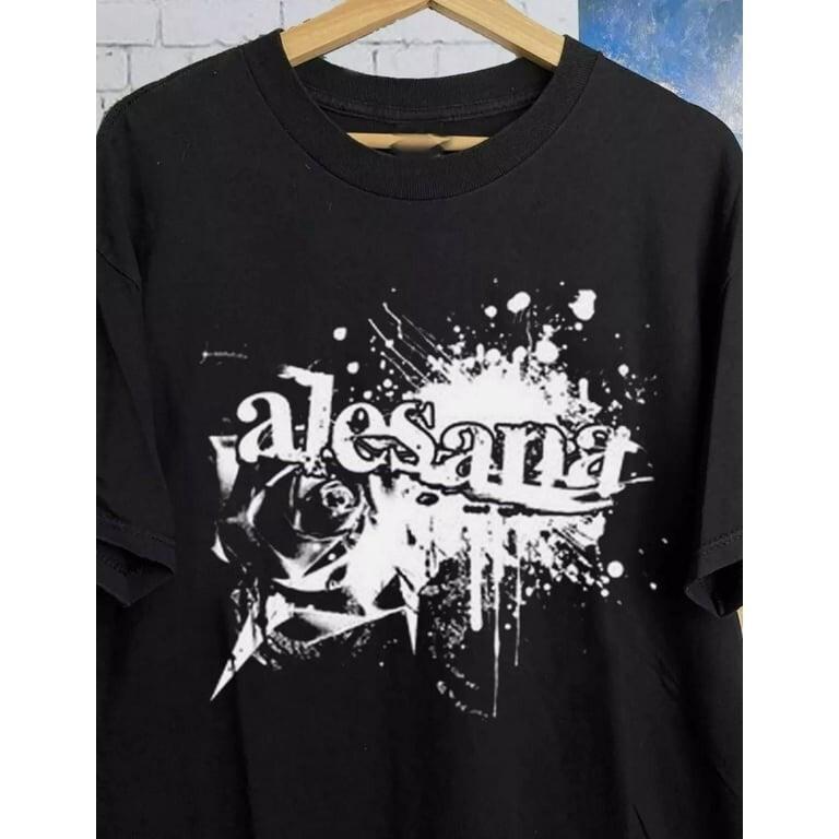 NEW Popular Alesana Black Rose Band Black All Size T-Shirt Unisex T-Shirt L
