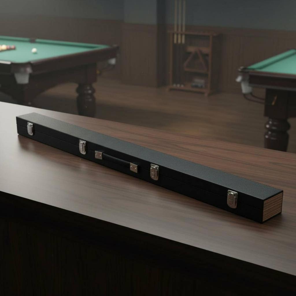Billiard Cue Box Safeguarding Snooker Case Soft Lined Interior