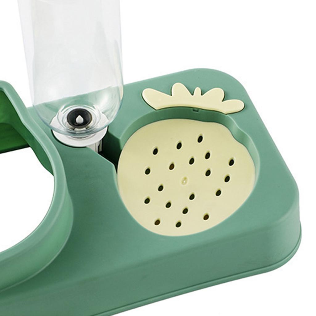 Haustier Wasser Futter Napf Set Automatischer Wasserspender Flasche Anti-Überlauf Design Doppelte Hunde Katzen Näpfe für