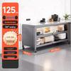 Multifunctional Kitchen Storage Rack with Slate Shelves