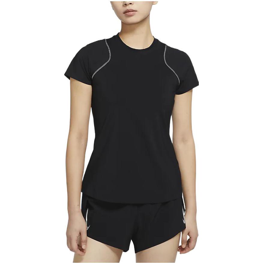 Nike T Shirts Women's Black Crew Neck Moderate Other DQ5949-010