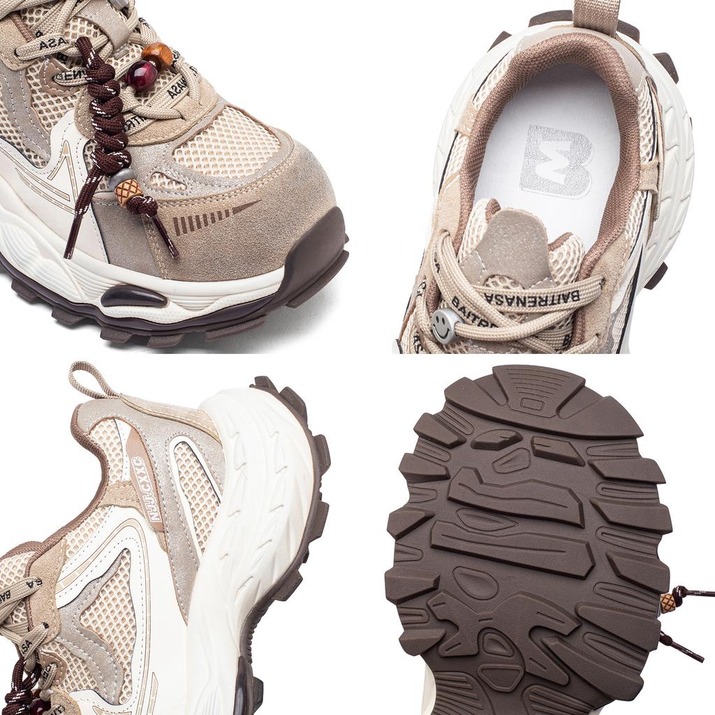 Small Retro Heightening Dad Shoes Women's 2025 New Autumn Running Shoes Versatile Platform Shoes Sports Casual Shoes