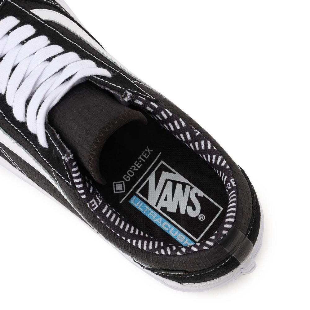 Vans Old School Gore Tex Black True Whit Vn0009qgbpb Black True Whit