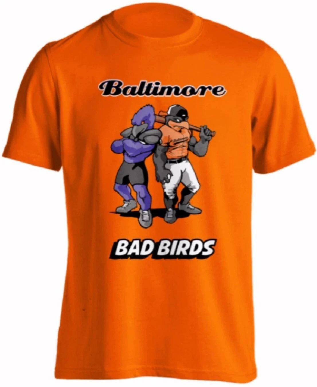 

Baltimore Bad Birds Sport Teams Orange Short Sleeve T-Shirt NEW MENS LARGE L