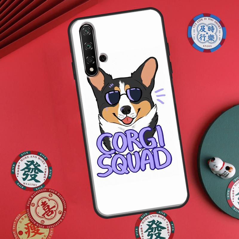 

Cartoon Corgi Dog For Huawei P20 P40 P30 Lite P60 Pro Nova 12s 11i 12i 10 9 SE 5T Y91 Y90 Y60 Y70 Y72 Y61 Case Huawei Nova 7i
