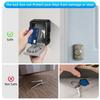 Alloy Key Lock Box Resettable 4 Digit Wall Mount Combination Key Storage Box Password Protected Weatherproof Key Safe Box
