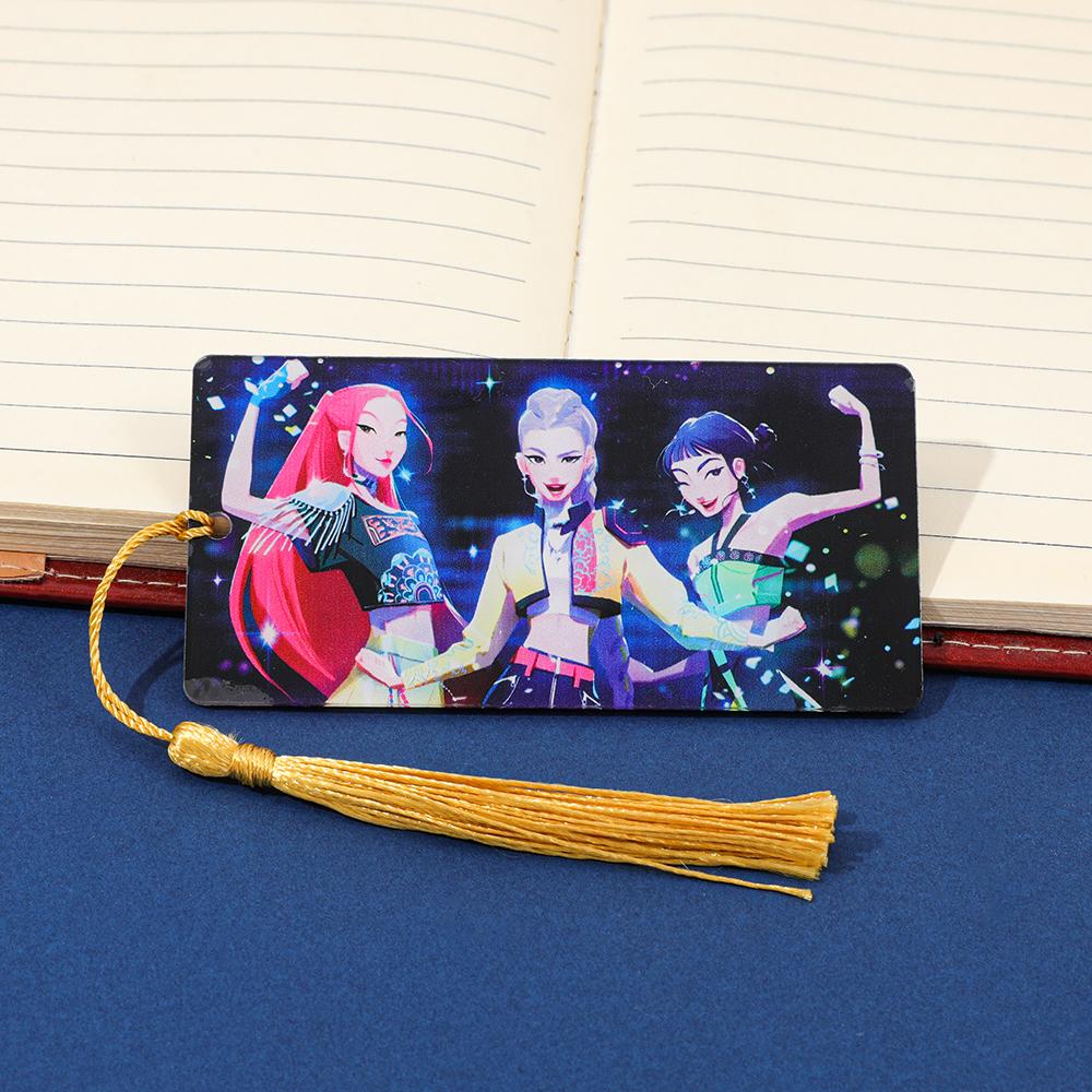 Kpop Dämonenjäger Huntrix Zeichentrick Lesezeichen Anime Niedliche Schreibwaren Buchliebhaber Schulbedarf