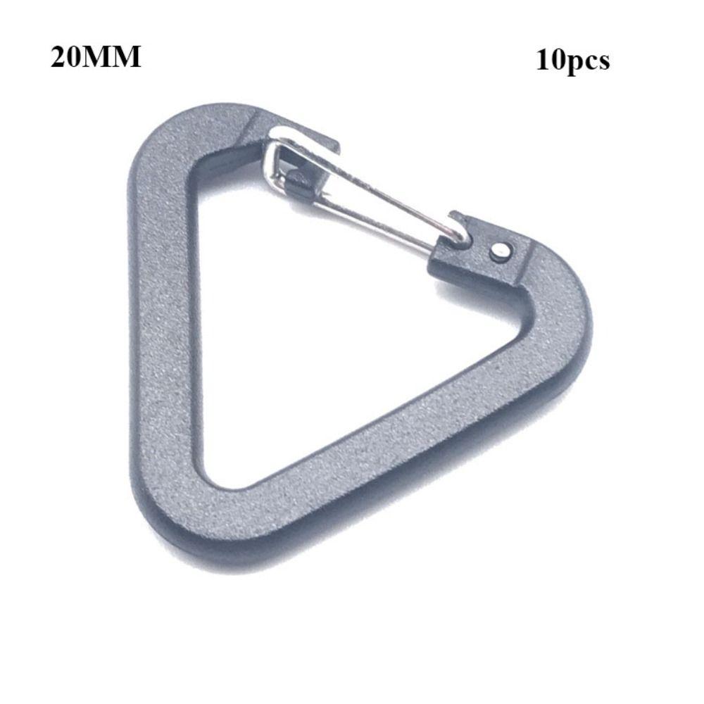 High Quality Triangle Carabiner Plastic 15/20mm Outdoor Snap Clip Tool Accessories Outdoor Tool