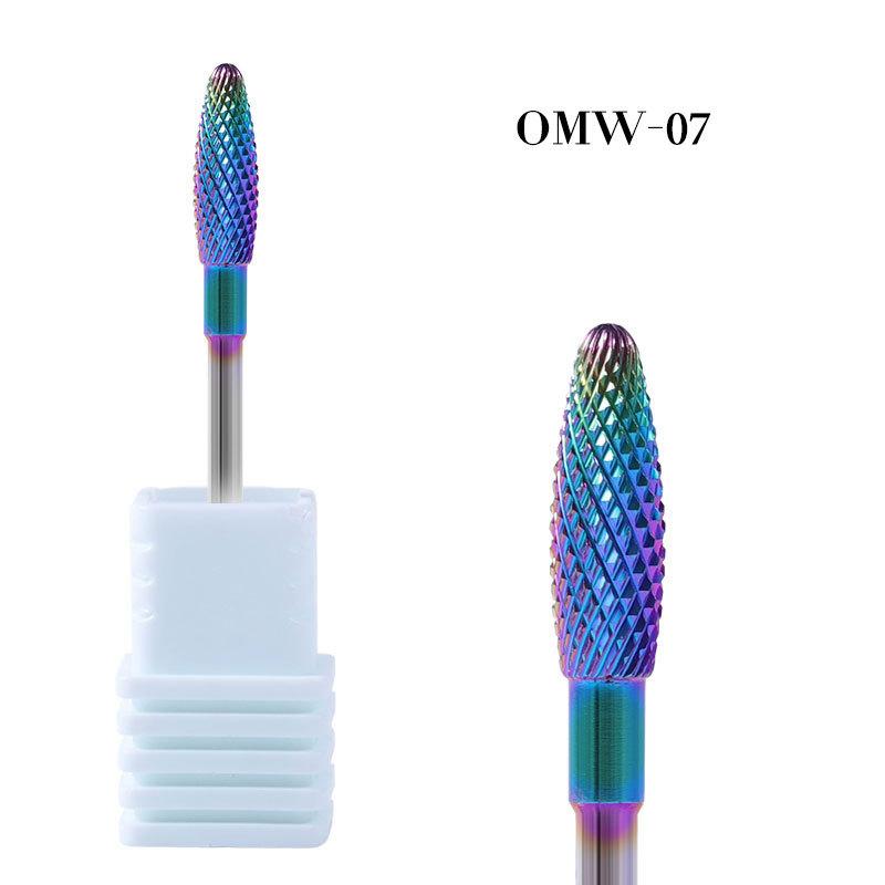 Nail Tungsten Steel Grinding Head Blue Label Tungsten Steel Drill Electric Nail Sander Accessories