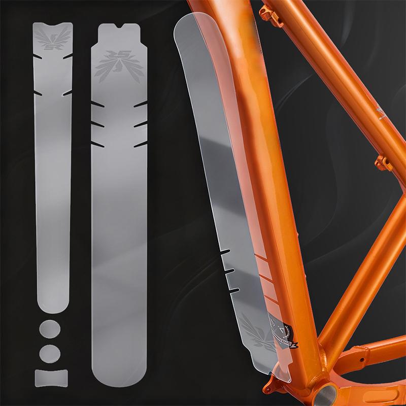 Bike Frame Pvc Transparent Protector Stickers Mtb Road Bicycle Protection Stickers Bike Frame Down Tube Protector Stickers