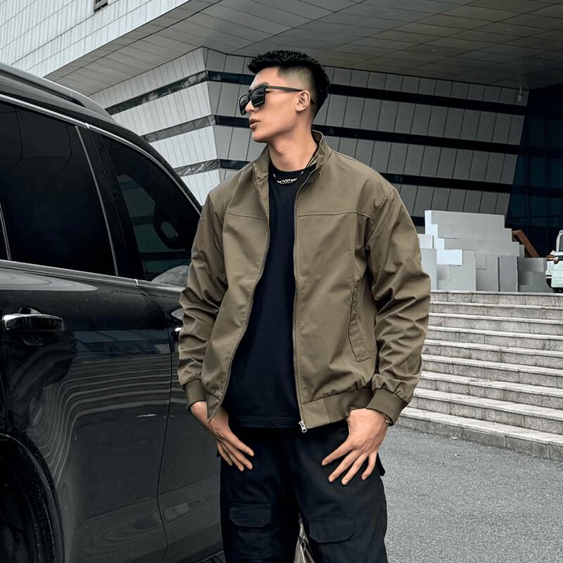 Wassup Sohot Męska Kurtka Lotnicza w Amerykańskim Stylu ze Stójką