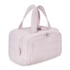 Lightweight Wide-Opening Handheld Makeup Bag – Stylish and Puffy Cosmetic Storage