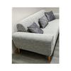 Jacquard 3-seater Sofa Cover, Sofa Bed Sofa Cover 1 Piece Stone Gray