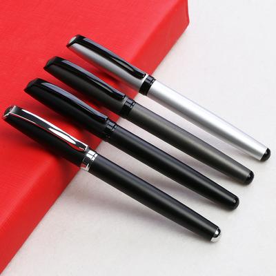 Bevel Design Style Pen All Black Business Office Gift Pen Multi-Color Signature Pen Ballpoint Pen
