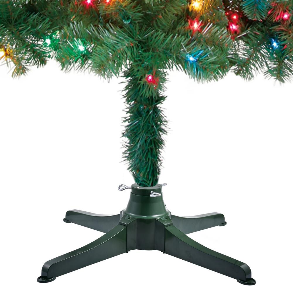 

60/80cm Christmas Tree Electric Rotating Base Stand Xmas Tree Bottom Support Holder Christmas Decoration EU/UK/AU/US Plug 60cm EU plug