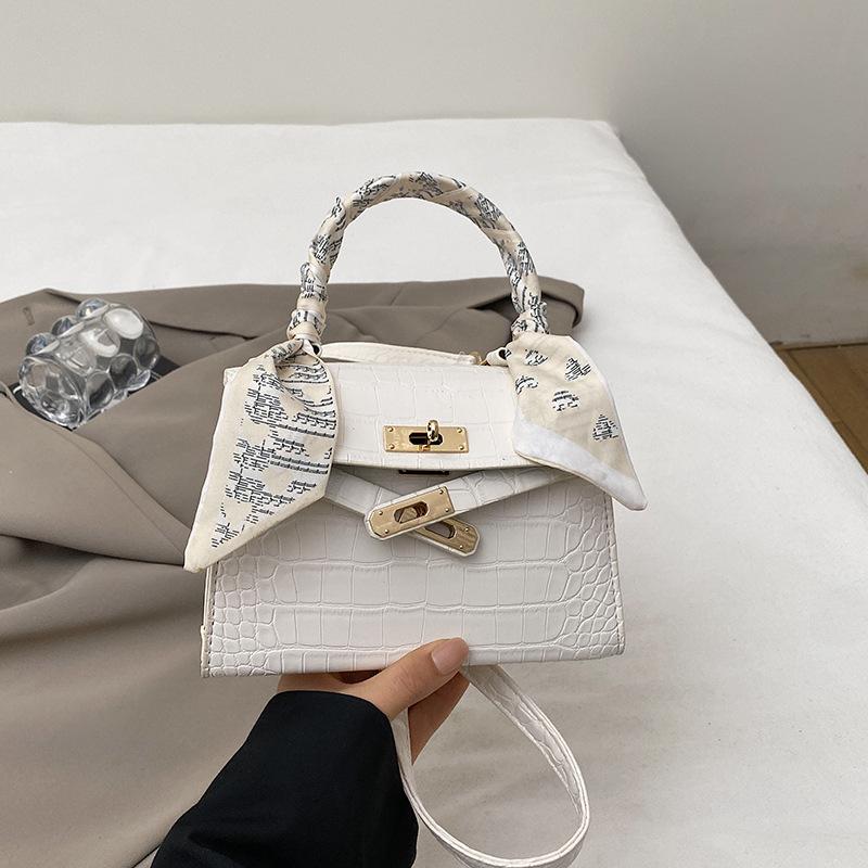 High texture niche women's bag new stone pattern versatile handbag women's premium shoulder messenger bag