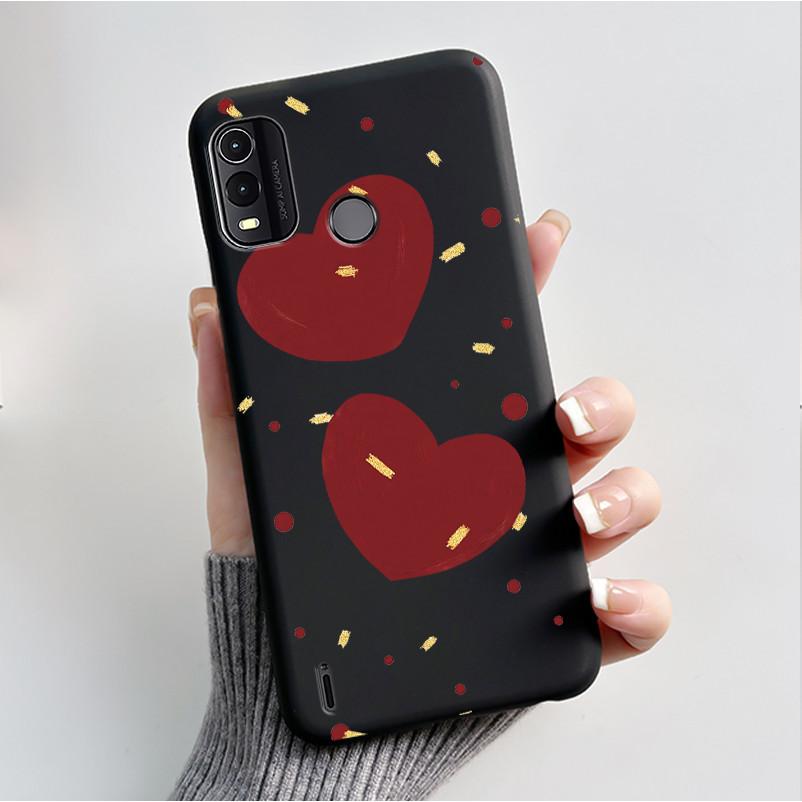 Per Nokia G11+ G11 G21 Custodia Coppia Moda Farfalle Fiori Nero Morbido Silicone TPU Cover Posteriore per Telefono Nokia G11 Plus