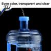 Easy Grip Water Jug Reusable with Handle, Clear PET Refillable Outdoor Carrier Bottle, Portable Storage Container for Home Office And Emergency