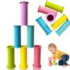 Multi-function Silicone Stacking Toys For Children, Baby Sensory Play Learning Puzzle Toys, Sensory Toys For Kids,