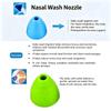 10Pcs Mucus Remover Nasal Soft Silicone Nasal Irrigator Heads Tips Nozzles Replacement Washing Nose Rinse Cleaner Accessories