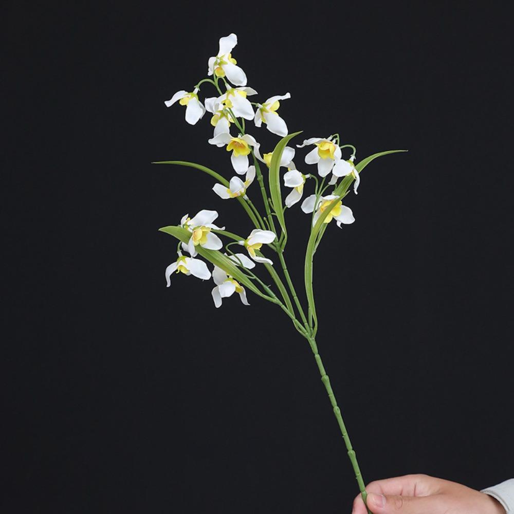 1pcs Multi-functional 50cm Artificial Orchid Flower Branches Simulation Flowers Wedding Arrangement