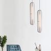 Nordic Modern LED Pendant Light - Creative Acrylic Long Strip Design for Living Room, Bedroom, or Restaurant.