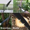 130-300mm Folding Hand Saw SK5 Gardening Pruning Saw Outdoor Logging Saw for Fruit Tree Gardening Timber Trimming Tool