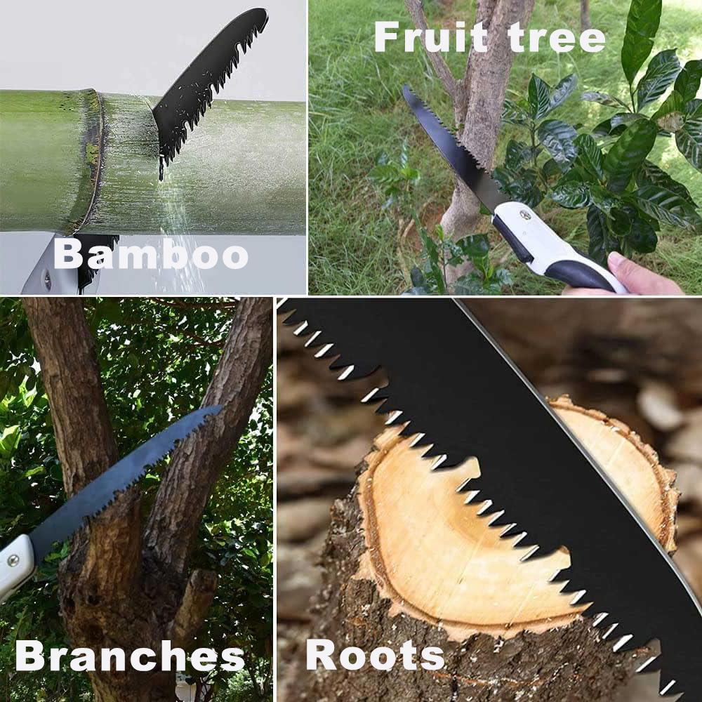 130-300mm Folding Hand Saw SK5 Gardening Pruning Saw Outdoor Logging Saw for Fruit Tree Gardening Timber Trimming Tool