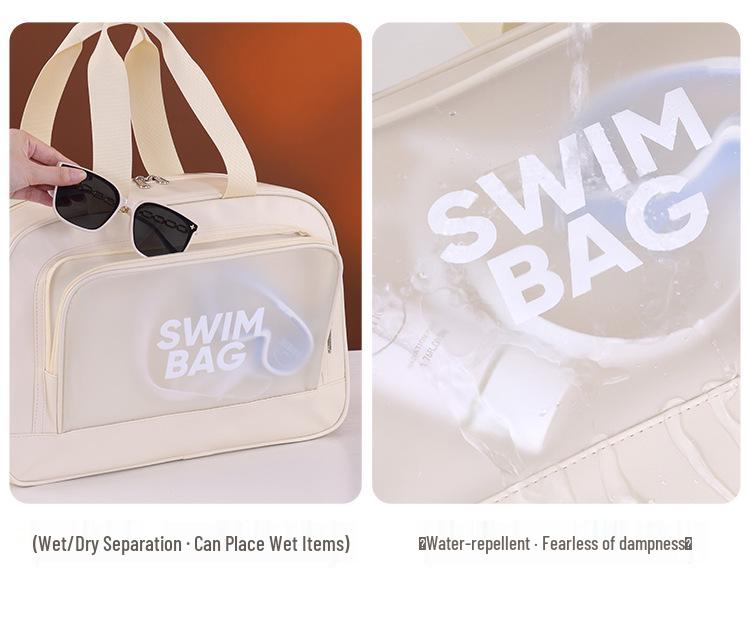 Women's Lightweight Large-Capacity Yoga & Sports Bag with Wet-Dry Separation