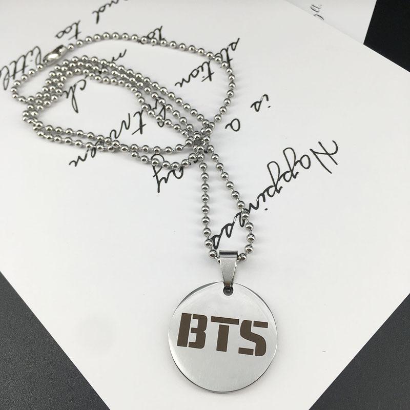 Collana E Portachiavi BTS In Acciaio Inossidabile – Gioiello Per Fan, Regalo Amicizia