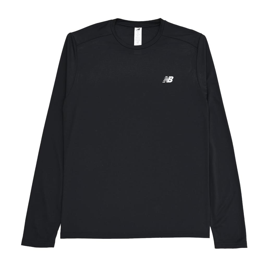 New Balance MT51802 Sport Long Sleeve BK T-Shirt (MT51802) Men's (Black)