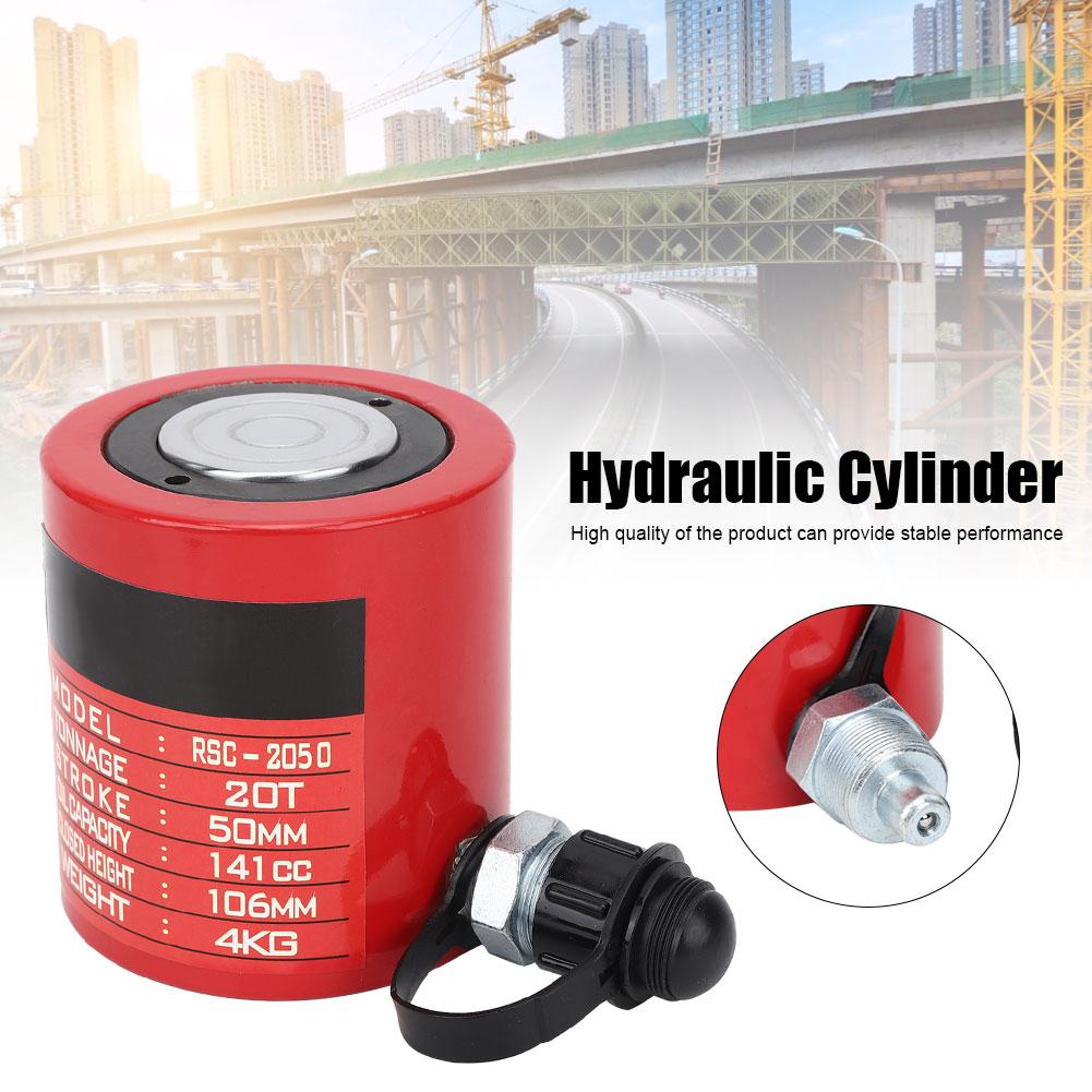 Cilindru Hidraulic 20T Rezistent la Rugină Cromat Cursă 2" cu Interfață ZG38in