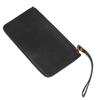 Women's Vintage Long Wallet PU Leather Zipper Soild Color Large Capacity Card Holder Clutch Purse Bag