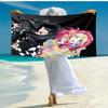 1pc Wednesday (7) Beach Towel, Comfortable and Thick, and Swimming/Bath/Picnic/Camping Towel, Suitable for Seaside Beaches