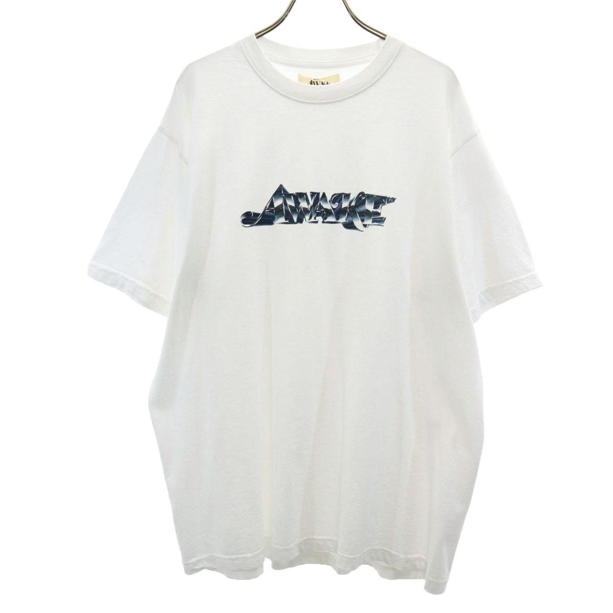 

AWAKE NY Made in USA Short sleeve T-shirt L white Men s Used