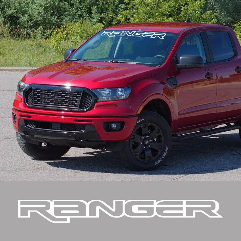 For Ford Ranger Pickup Front Windshield Stickers Truck Graphics Vinyl Film Covers Car Decor Decals Auto Accessories