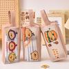 Capybara Transparent Pencil Case Large Capacity Cute Pen Bag Kawaii Cosmetic Bag School Study Stationery Office Supplies