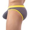 Clipo Briefs Grey-yellow - MenSexyWear - Sexy Briefs