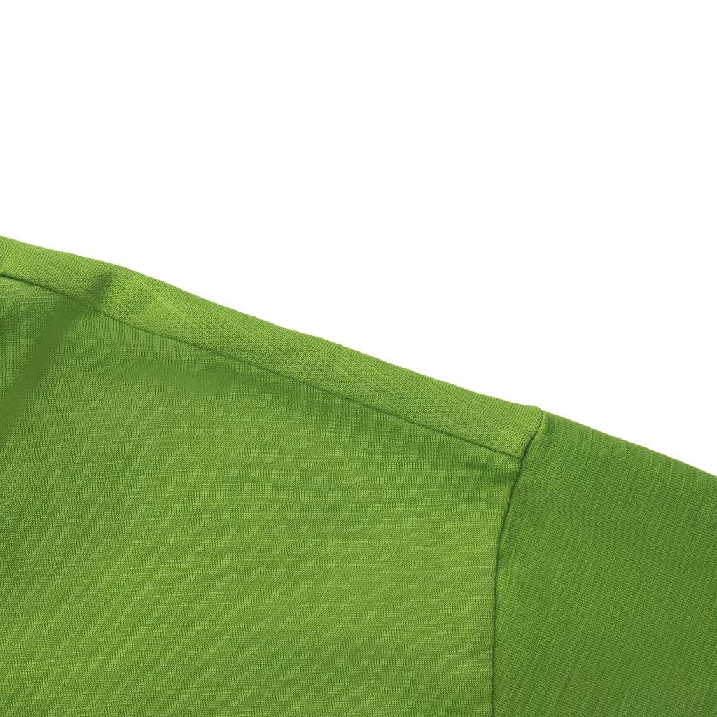 Li-Ning Basketball Series Printed Letter Round Neck Breathable Versatile Loose Short Sleeve T-Shirt Men Tops Light-Green AHSV217-3