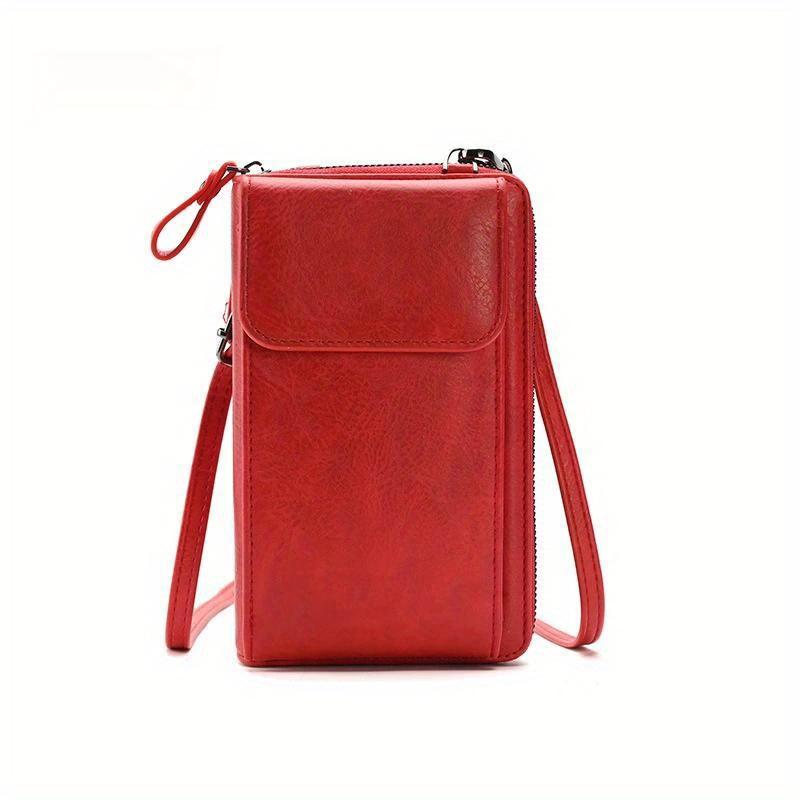 2025 Leisure Soft Leather Mobile Phone Bag for Women, Small and Versatile Change Small Bag, Fashion One Shoulder Crossbody Bag
