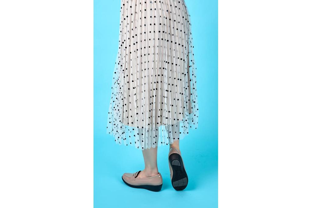 Pansy 4936 Rain Step Rain 3E Size Navy Shoes, Women's Loafers, Waterproof, Antibacterial, 23.5cm,