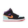 Air 1 Mid Grade School 'Candy' (Unisex) Black / Total Orange Kids' Basketball Shoes 554725 083