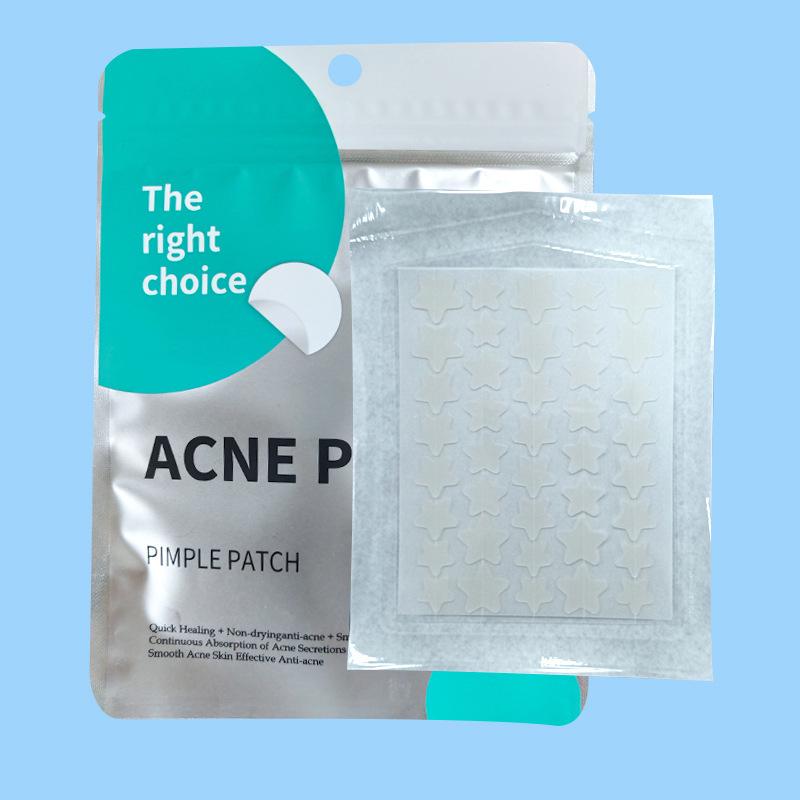 40-Star Acne Patches: Cute Hydrocolloid Covers for Absorbent Pus Removal, Anti-Acne Day & Night Use