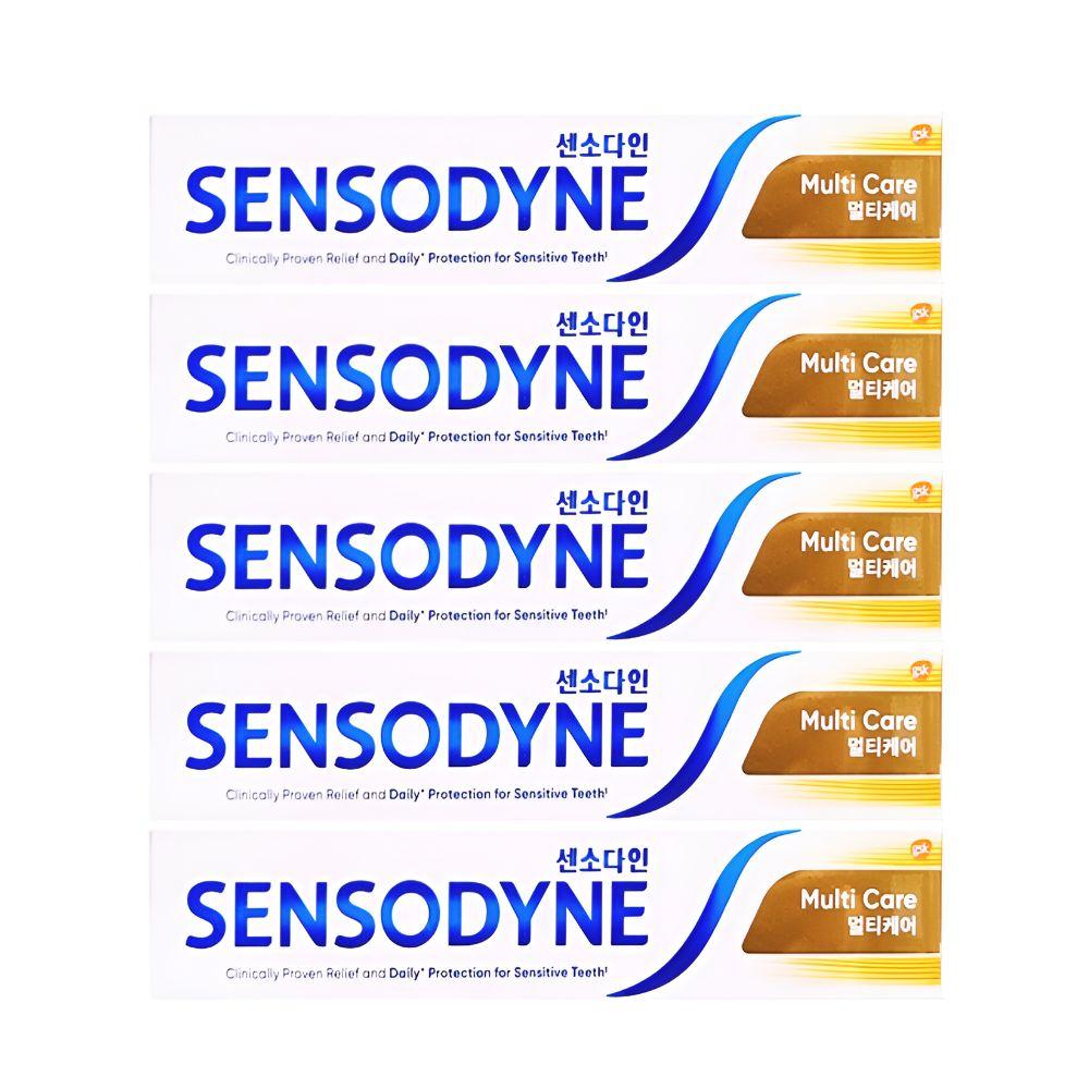 SENSODYNE Мульти Забота Зубная паста 100г x5 Набор Защита Чувствительных Зубов Ежедневный Уход за Полостью Рта