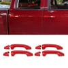 External Red Door lock Handle Guards Cover Trim For Chevy Silverado/Sierra 14-17