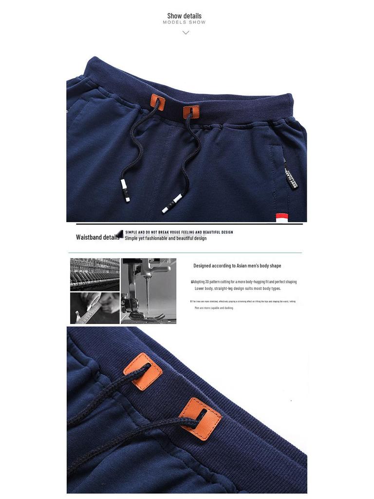 Men's Casual Summer Cotton Shorts: Lightweight Home, Sleep & Sports Wear