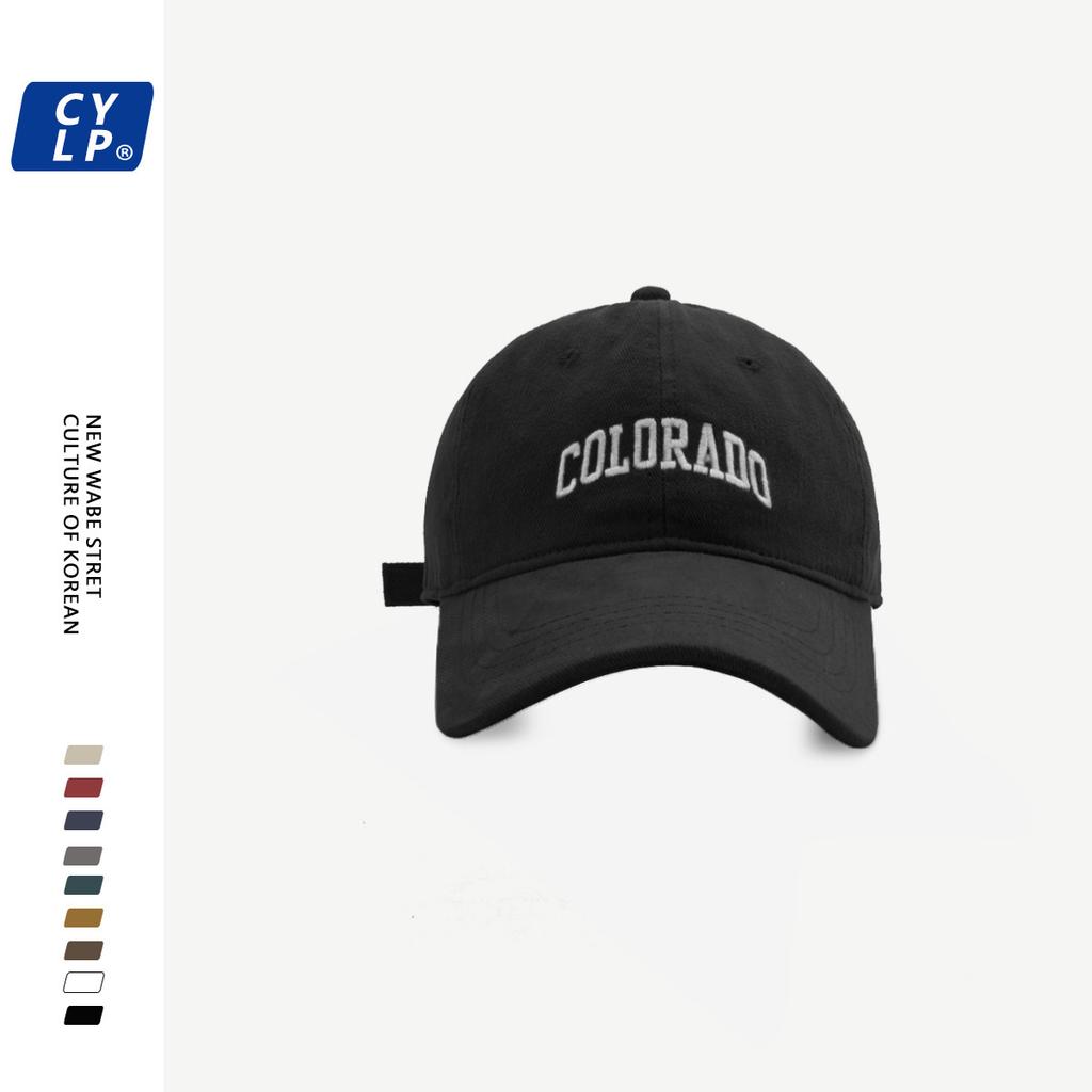 Hat female autumn and winter couple street letter embroidery baseball cap cap male