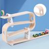 Wooden Speed Glider Track Car Toy For Kids Educational Playroom