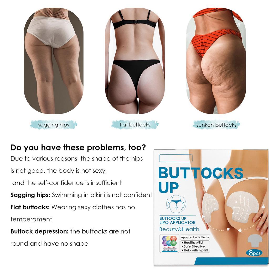 16pcs Butt Lift Shaping Patch Moisturing Tightening Massage Firming Buttock Lifting Sticker