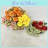 Silk Fabric 7branch Fulu Carnation Artificial Flower Bouquet For Wedding Decor And Photography